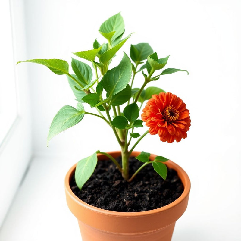 Zinnia Flower seeds for Planting - Seasonal Bloomer, Heirloom & GMO Free Seeds for Home Garden