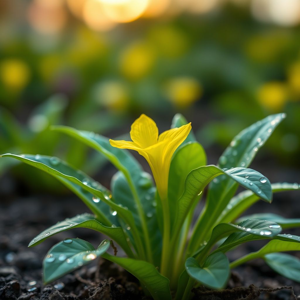 Yellow Utricularia Flower seeds for Planting - Easy to Grow, Heirloom & GMO Free Seeds for Home Garden