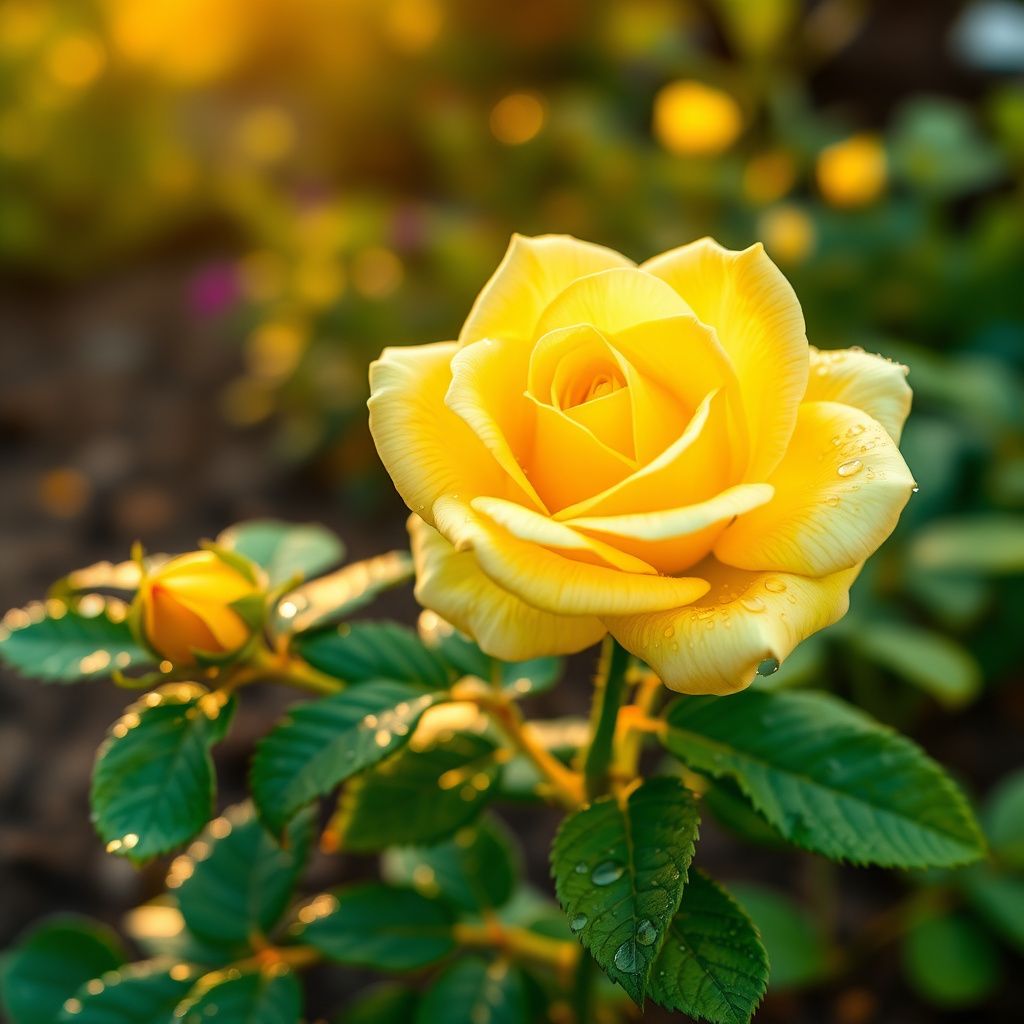 Yellow Rose Seeds for Planting - Beautiful Garden Blooms