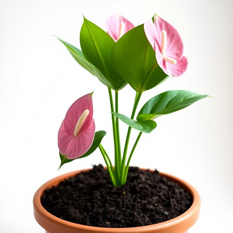 Pale Pink Anthurium Andraeanu Seeds for Planting - Vibrant Blooms for Your Garden