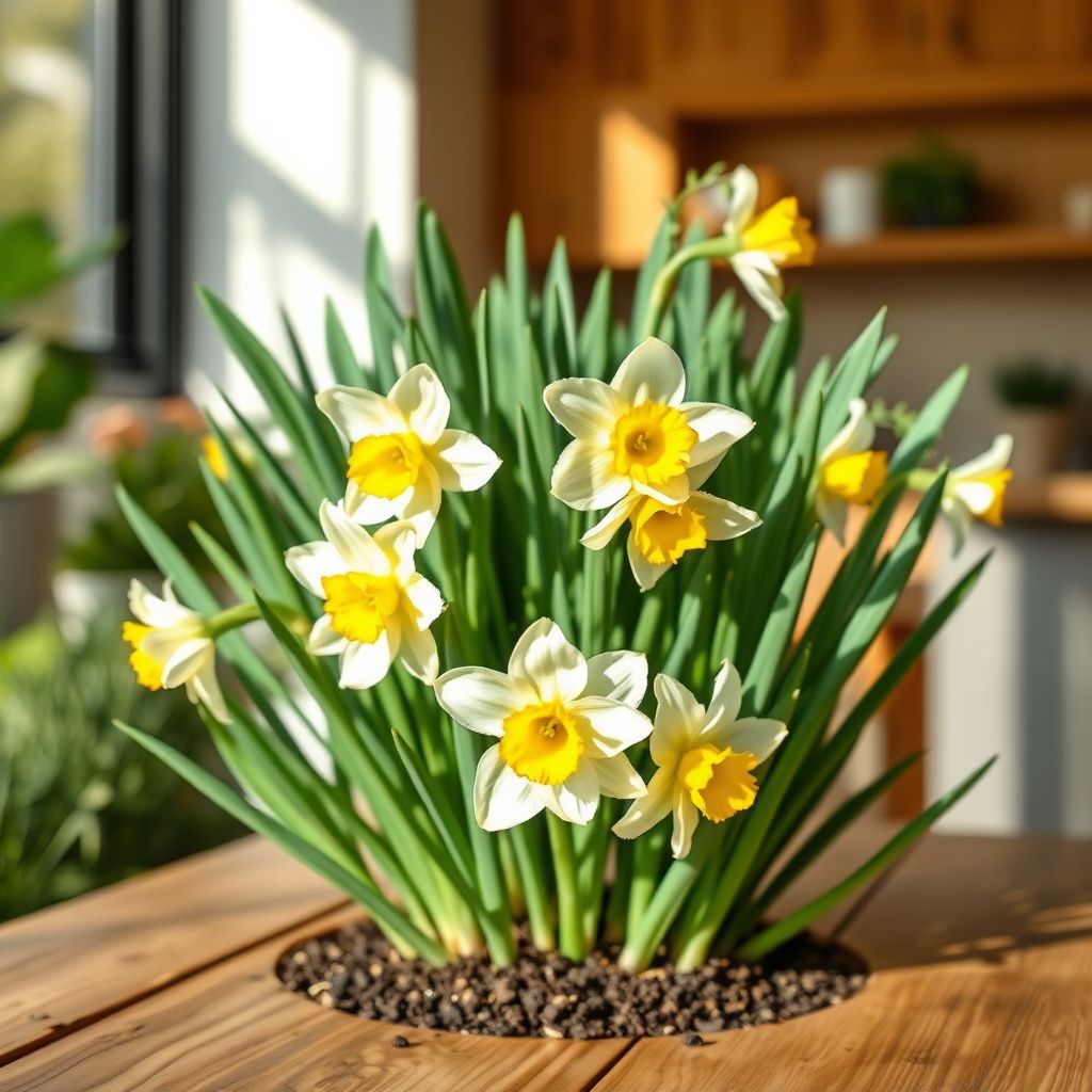 Double Narcissus Flower Seeds for Planting - White & Yellow Varieties