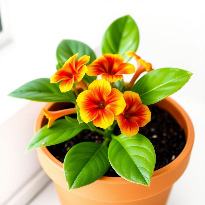 Yellow Red Adenium Obesum Flower Seeds for Planting Low Maintenance Heirloom & GMO Free Seeds for Home Garden
 
 Sale