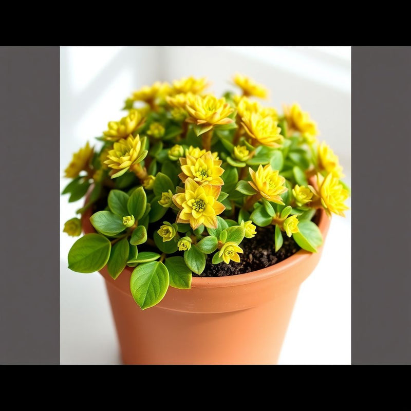 Yellow Sedum Kamtschaticum Flower seeds for Planting - Shade Tolerant, Heirloom & GMO Free Seeds for Home Garden