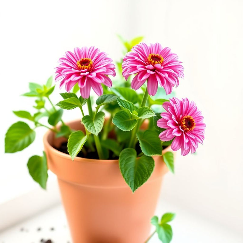 Zinnia Benary Giant Pink Seeds for Bright, Pink Zinnia Blooms