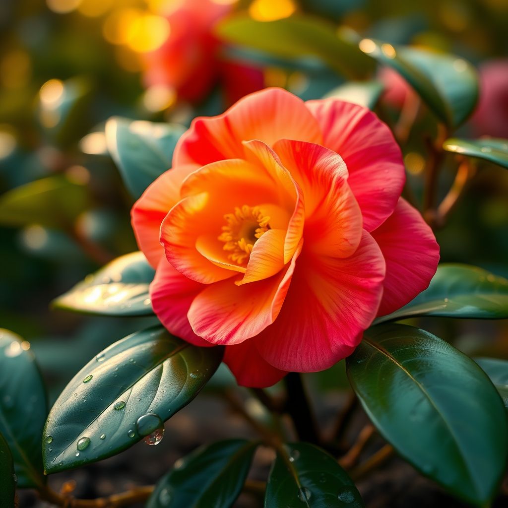 Golden Camellia Flower Seeds for Planting - Premium Quality Seeds for Your Garden