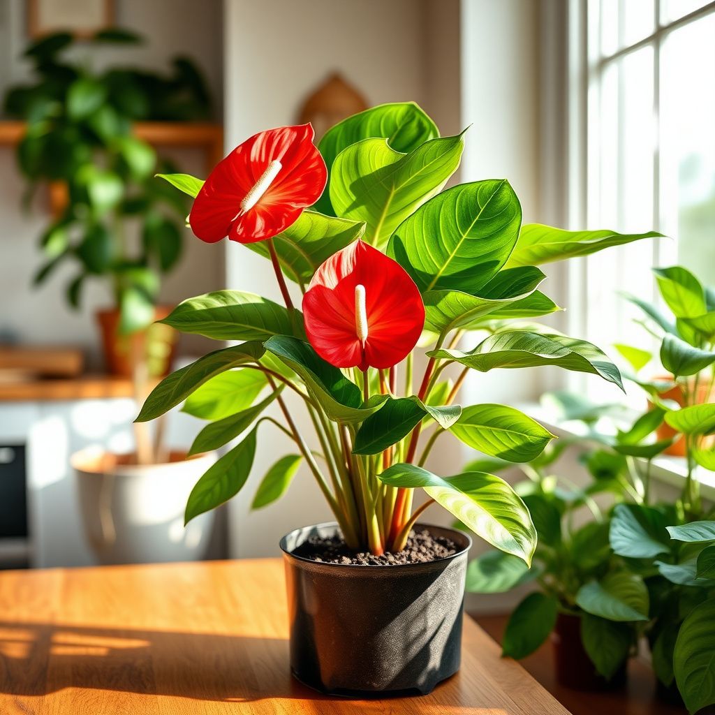 Anthurium flower seeds - Flower seeds for Planting - Easy to Grow, Heirloom & GMO Free Seeds for Home Garden