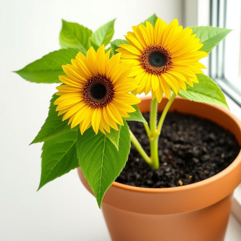 Yellow Teddy SunFlower seeds for Planting - Cut Flower Favorite, Heirloom & GMO Free Seeds for Home Garden