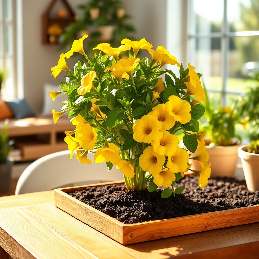 Yellow Superbells Calibrachoa Flower seeds for Planting - Cut Flower Favorite, Heirloom & GMO Free Seeds for Home Garden