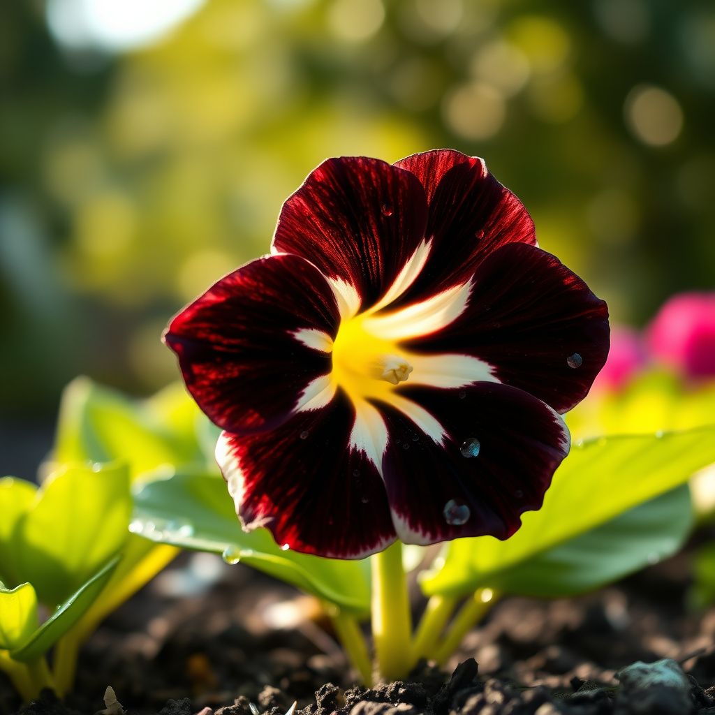 Black White Gloxinia Flower seeds for Planting - Hardy Variety, Heirloom & GMO Free Seeds for Home Garden
