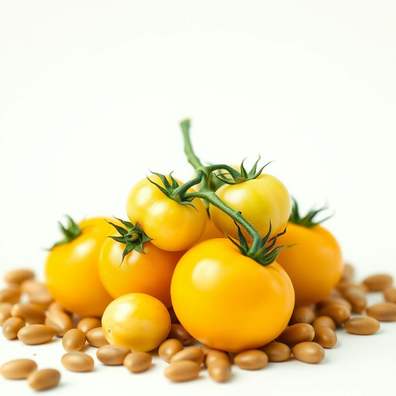 Yellow and Light Green Tomato Seeds for Vibrant Planting