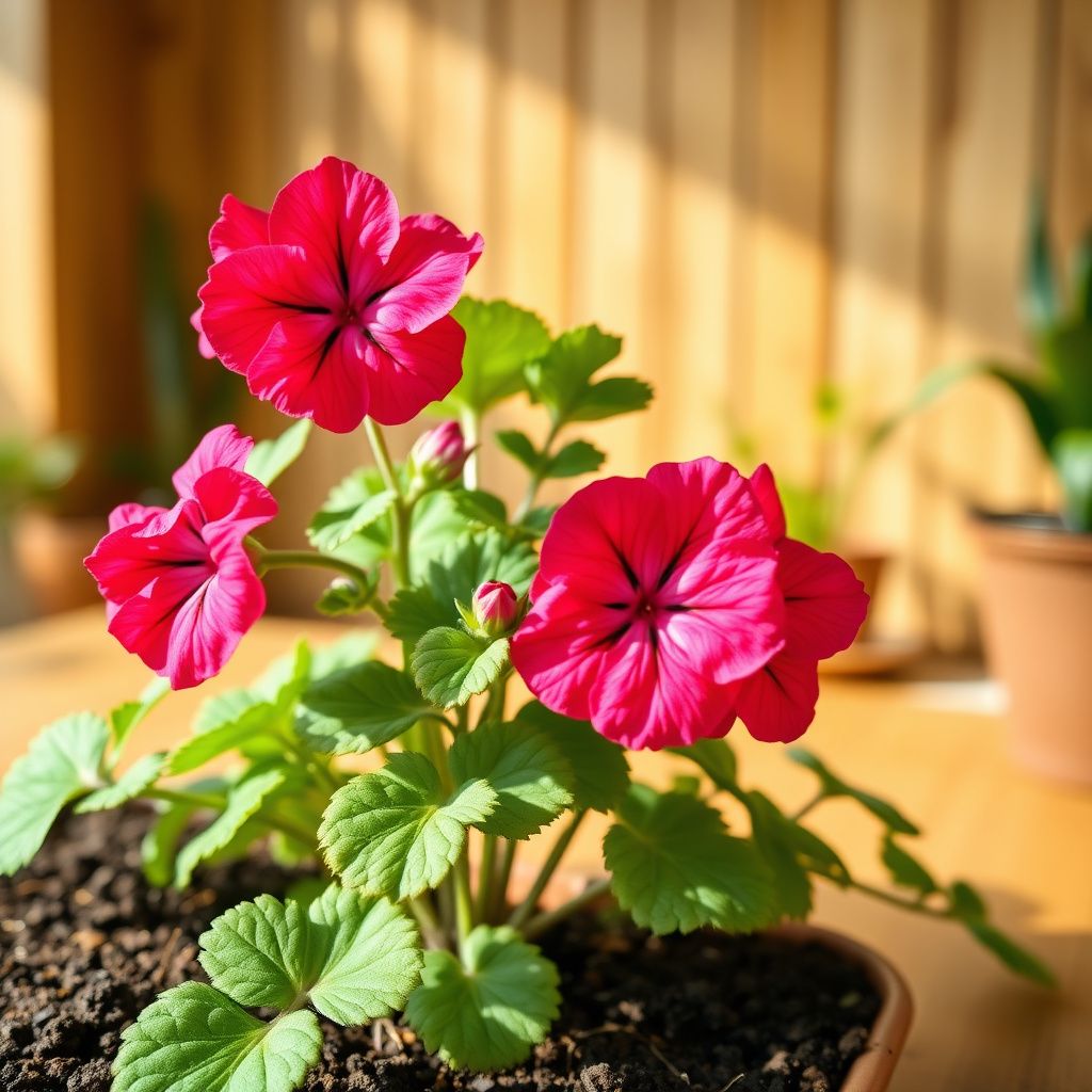 Geranium Flower Seeds for Planting - Vibrant Pink Red Annuals for Your Garden