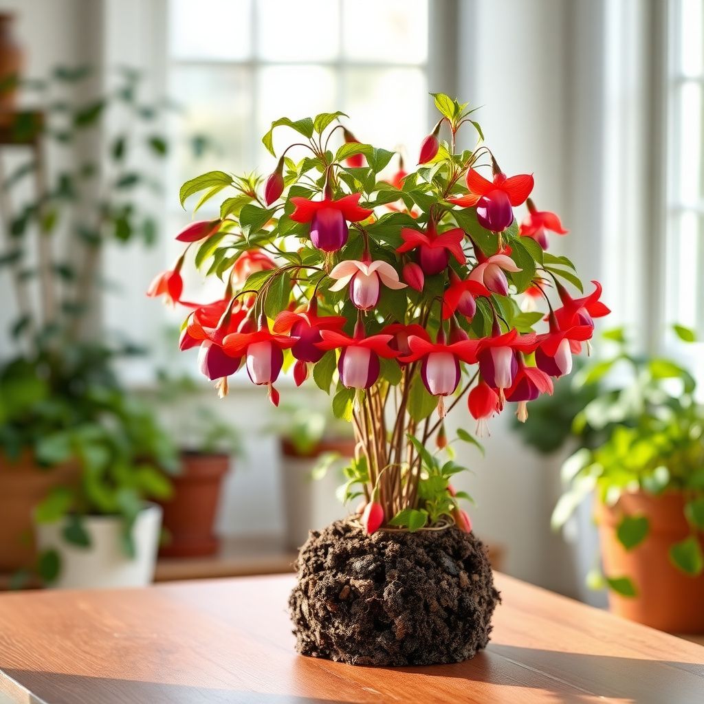 Red and White Fuchsias Seeds for Planting