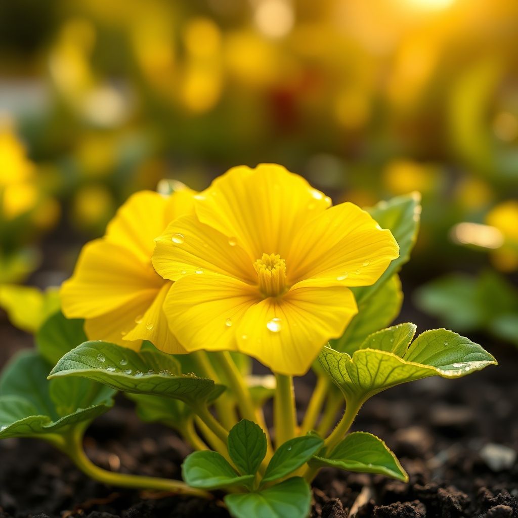 Yellow Smooth Rattlebox Flower seeds for Planting - Hardy Variety, Heirloom & GMO Free Seeds for Home Garden