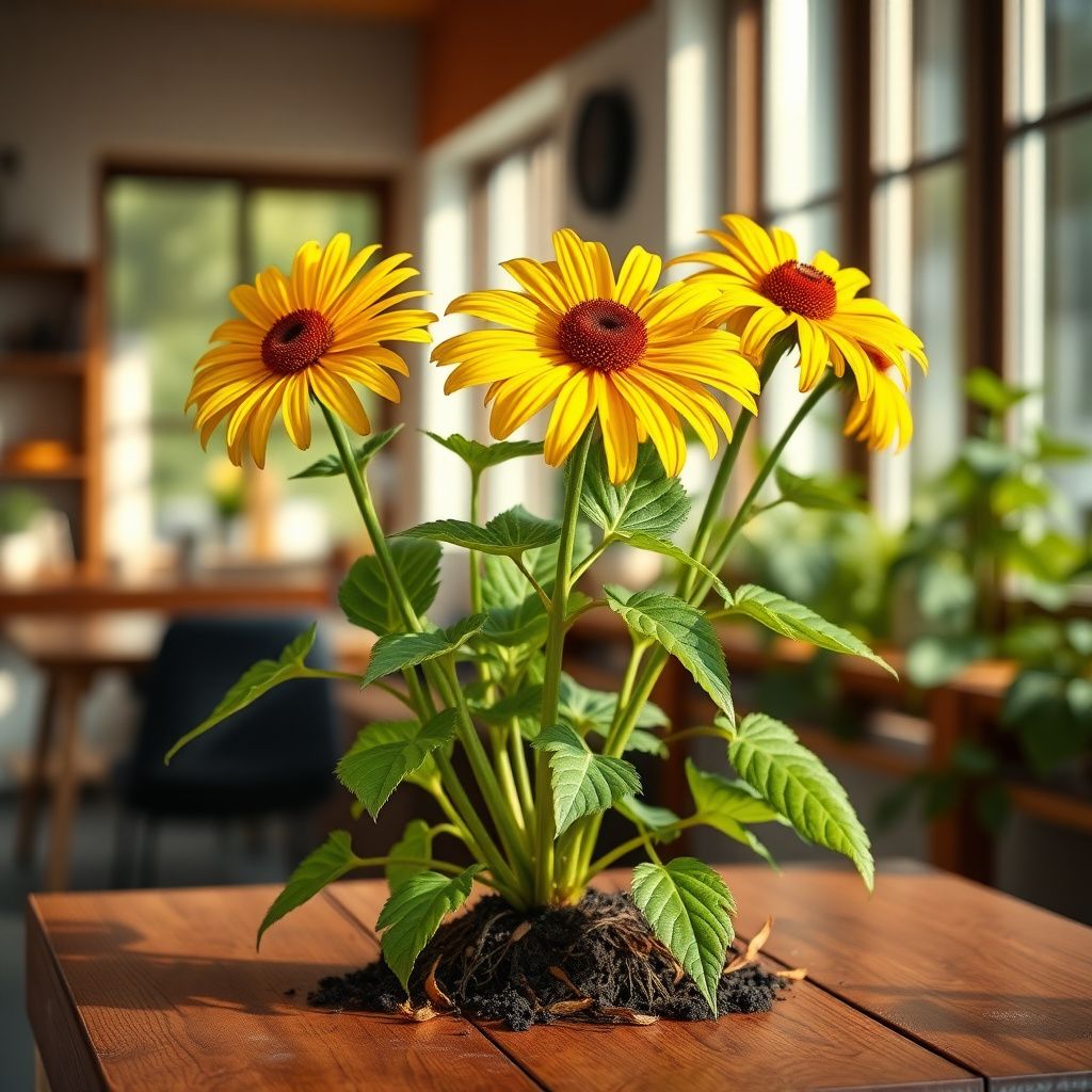 Yellow Rudbeckia Triloba Flower seeds for Planting - Long Bloom Season, Heirloom & GMO Free Seeds for Home Garden