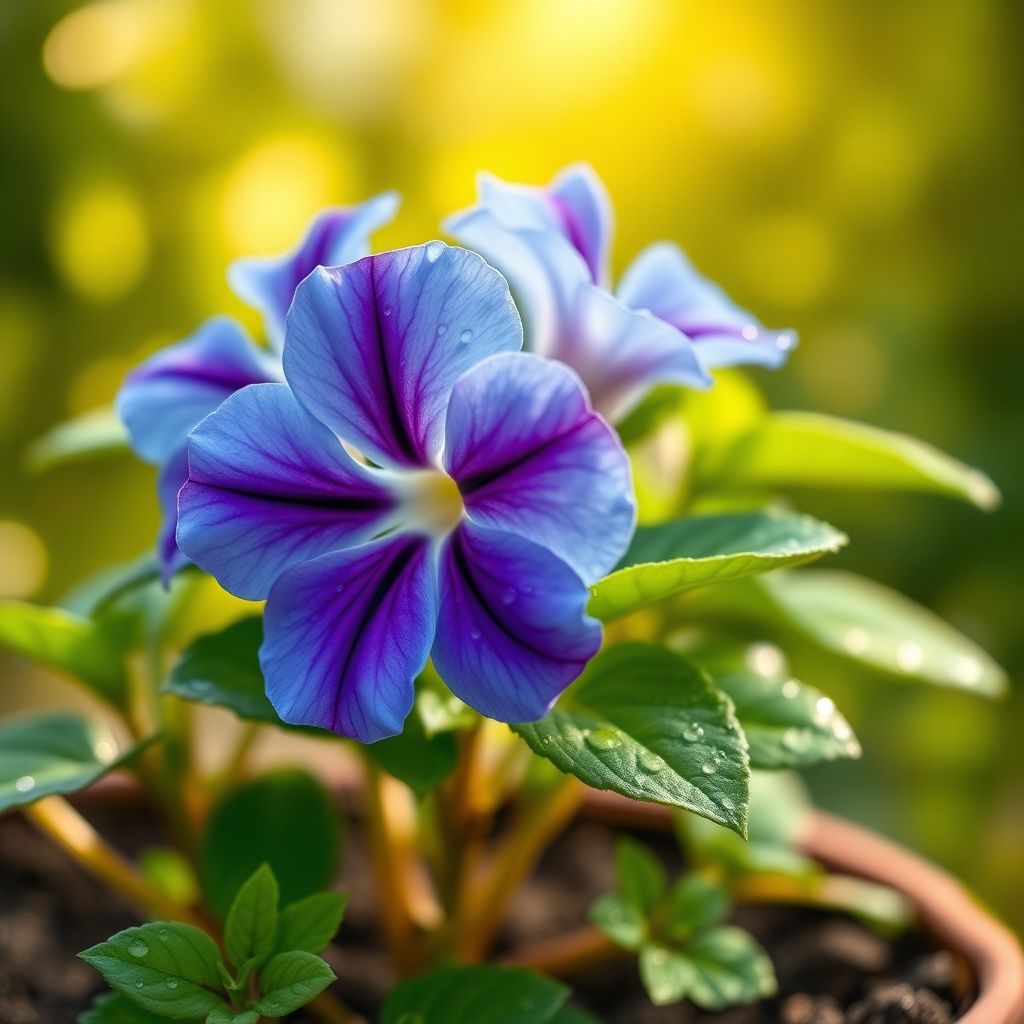 Sky Blue Petunia Flower Seeds Planting