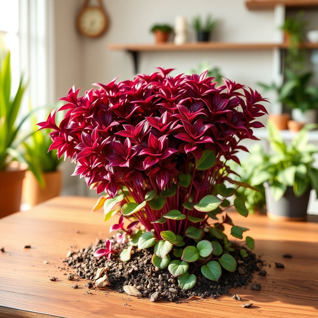 Maroon Jovibarba Seeds for Planting - Vibrant Perennial Ground Cover