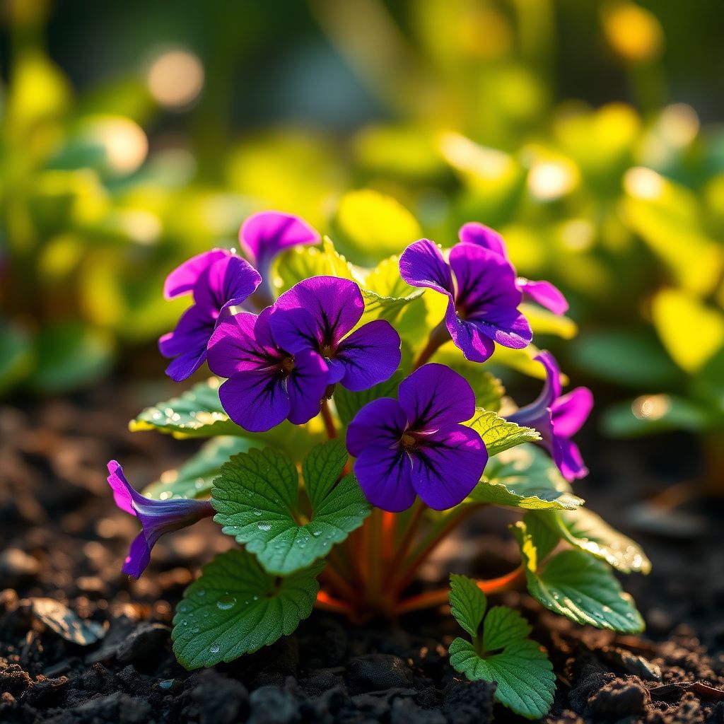 Ageratum Violet Flower Seeds Planting Guide