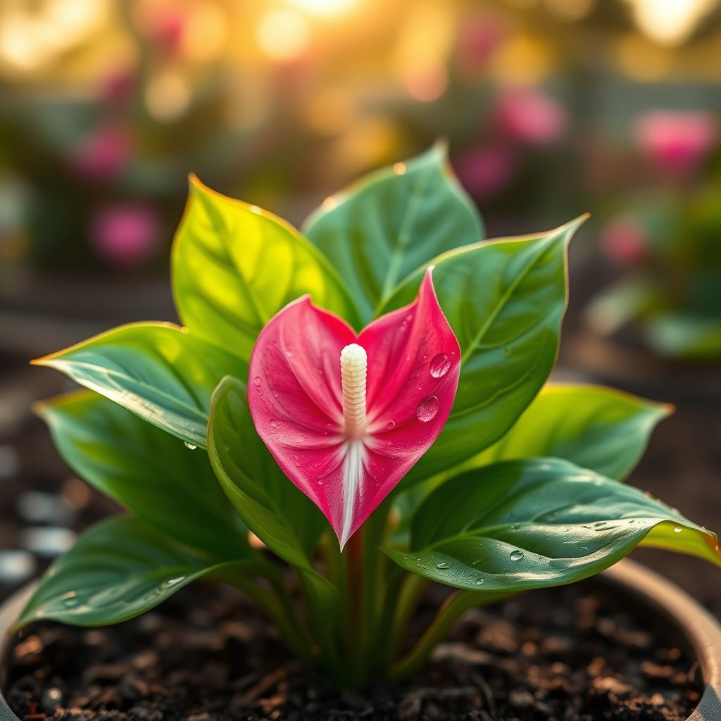 Anthurium Pink Flower Seeds  Perennial Planting Seeds