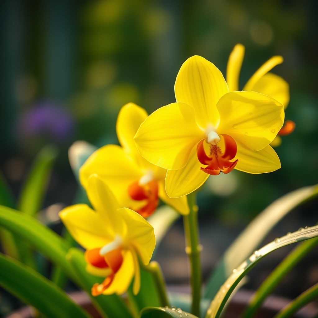 Yellow Orchid Flower Seeds for Planting