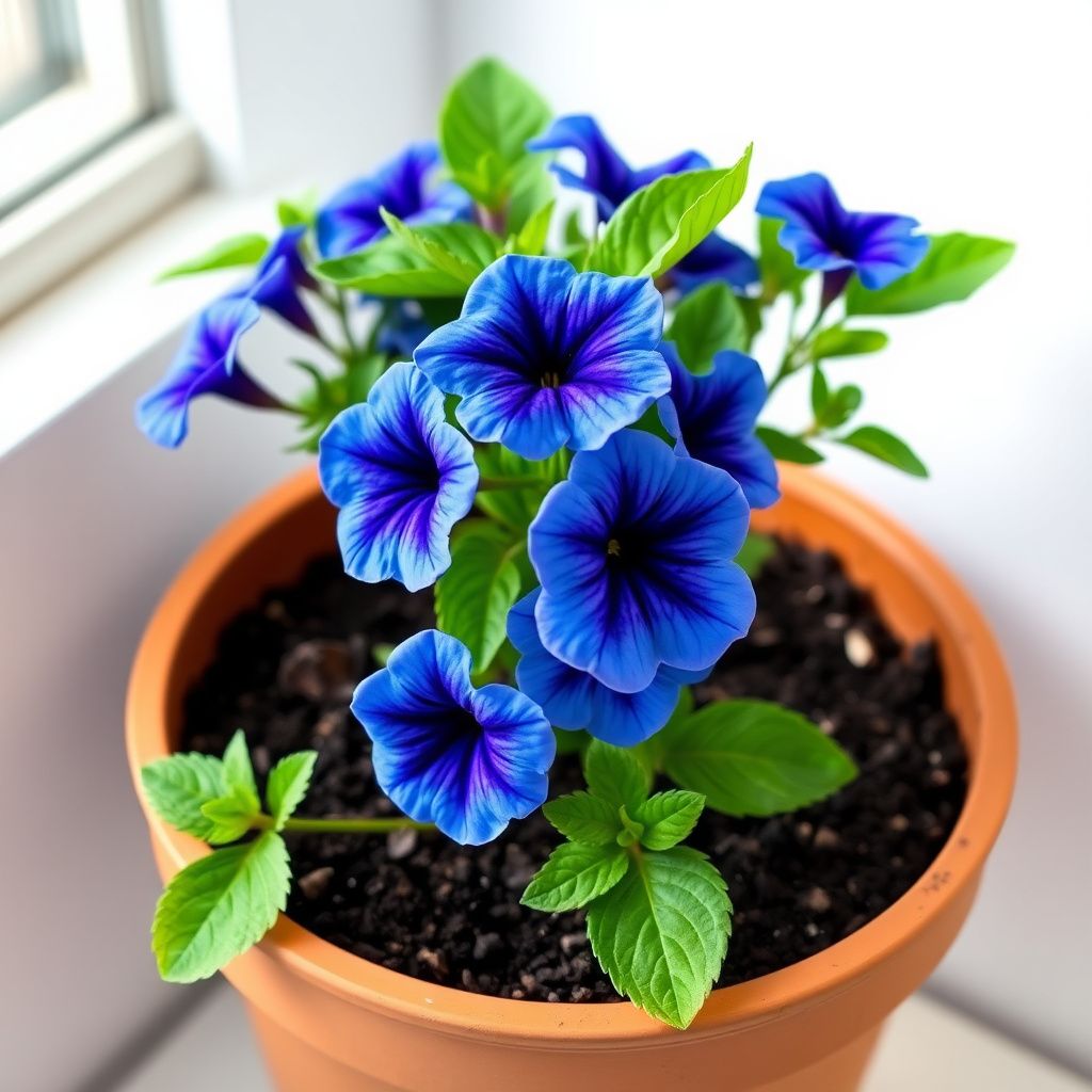 Sky Blue Petunia Flower Seeds Planting