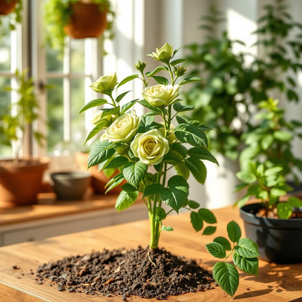 Army Green Rose Flower seeds for Planting Garden Favorite Heirloom & GMO Free Seeds for Home Garden 
 
 Sale