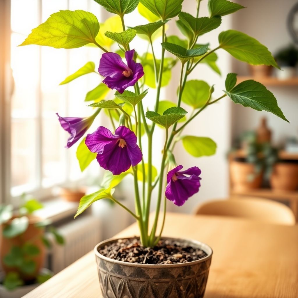 Abutilon Striatum Purple Flower Seeds for Planting