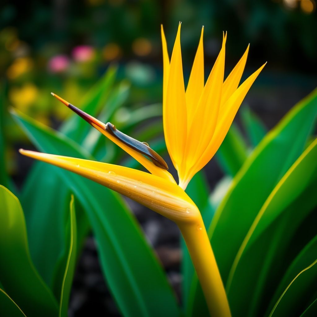 Yellow Strelitzia Flower seeds for Planting - Sun Loving, Heirloom & GMO Free Seeds for Home Garden