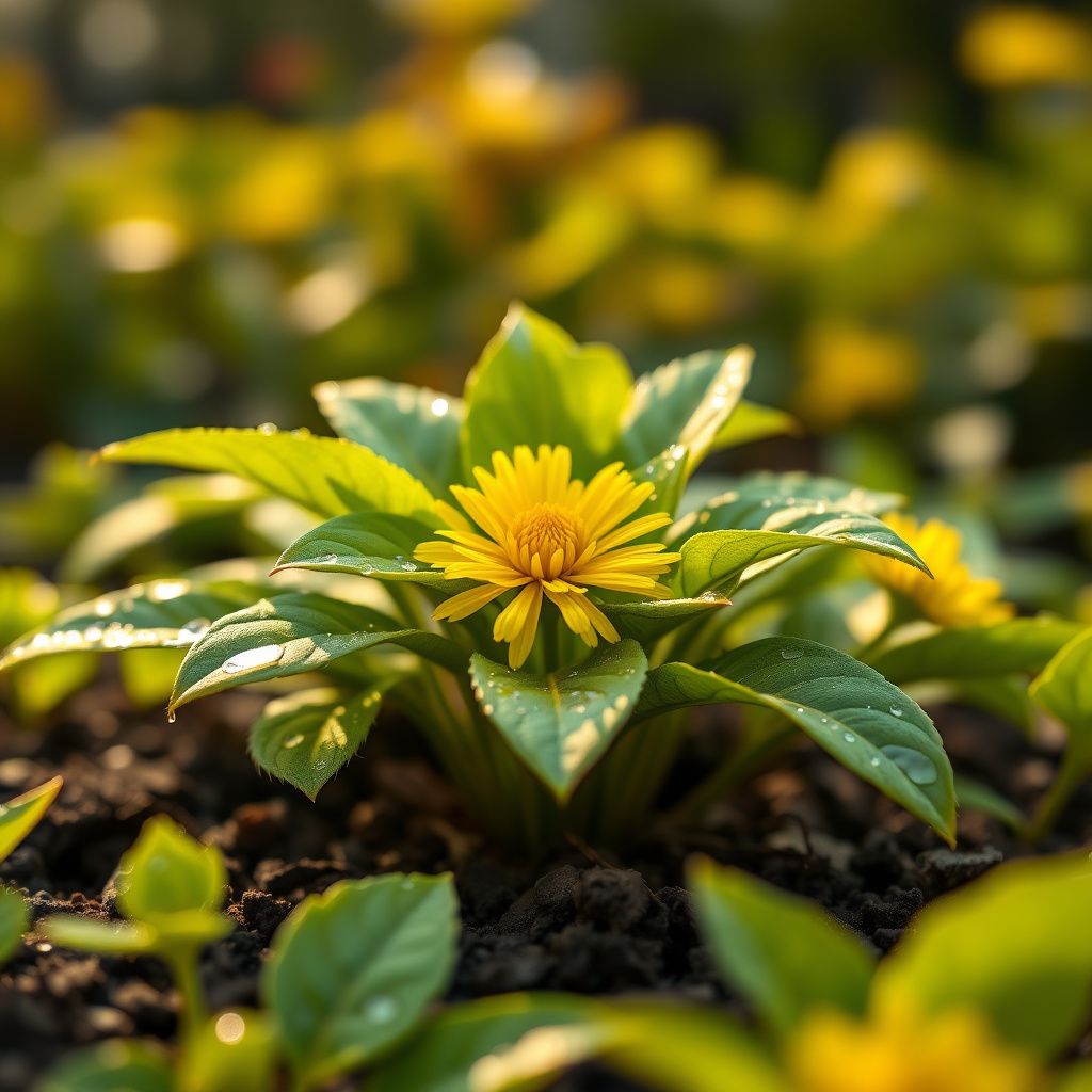 Yellow Silphium Perfoliatum Flower Seeds Planting