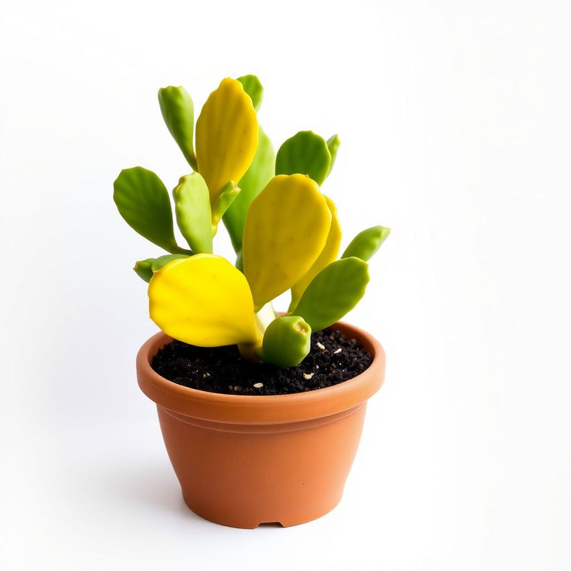 Yellow Opuntia Macrorhiza Planting Seeds