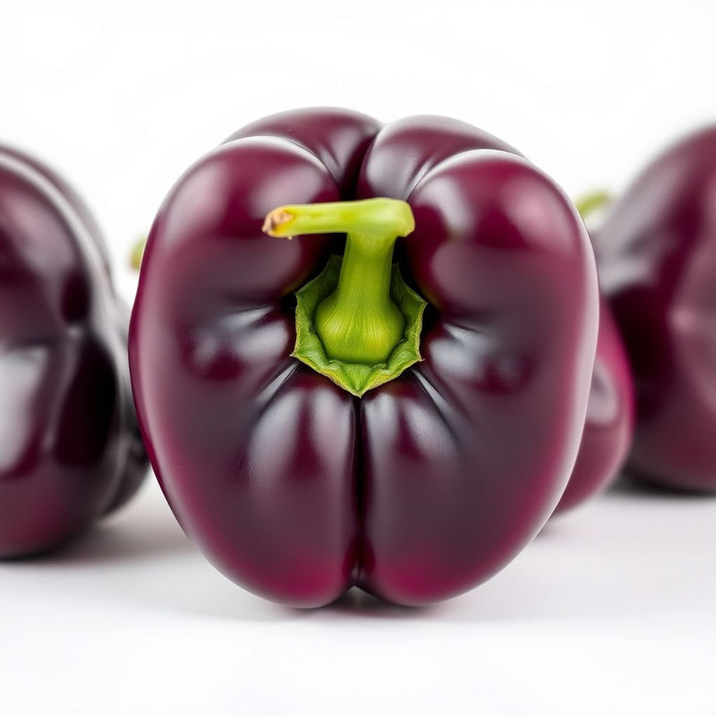 Deep Purple Bell Pepper Seeds for Planting