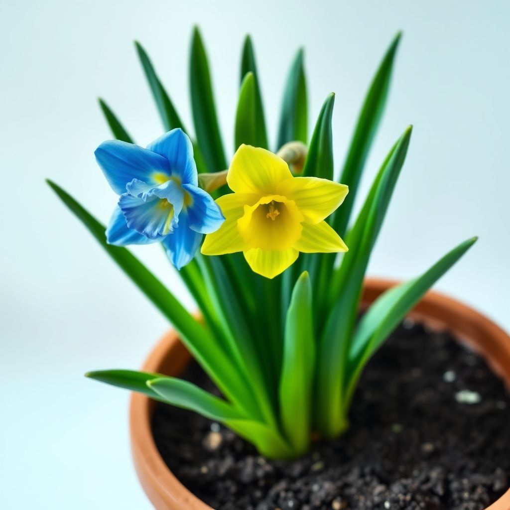 Blue Yellow Daffodil Flower Seeds for Planting Bright Blooms Heirloom & GMO Free Seeds for Home Garden
 
 Sale