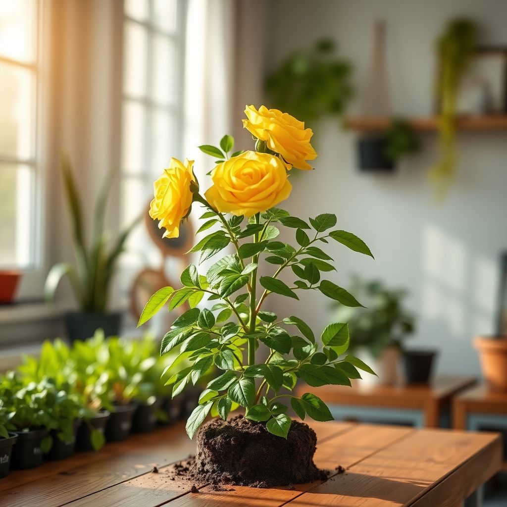 Yellow Rose DIY Garden Seeds