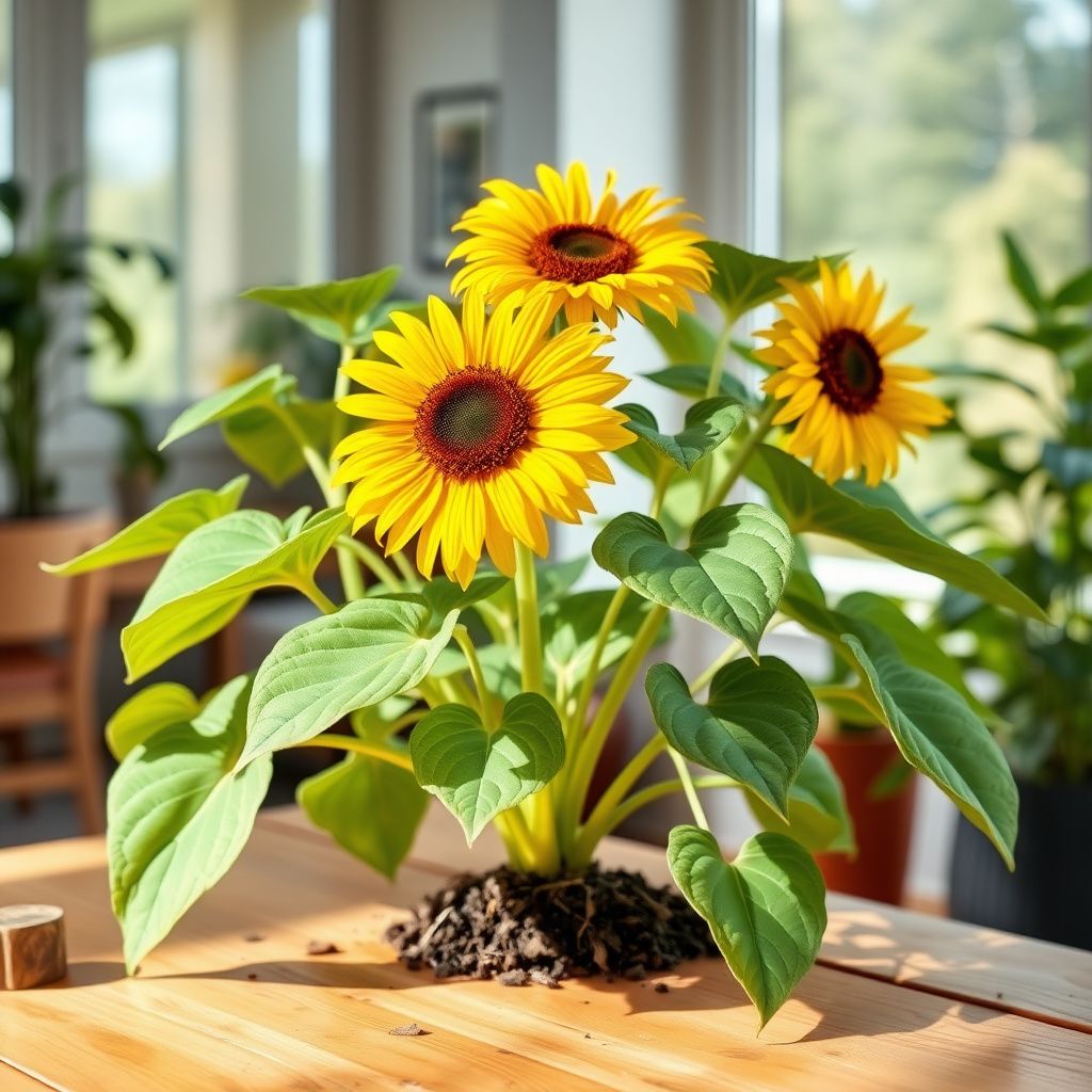 Sunflower Velvet Queen Helianthus annuus Seeds for Planting Pollinator Garden