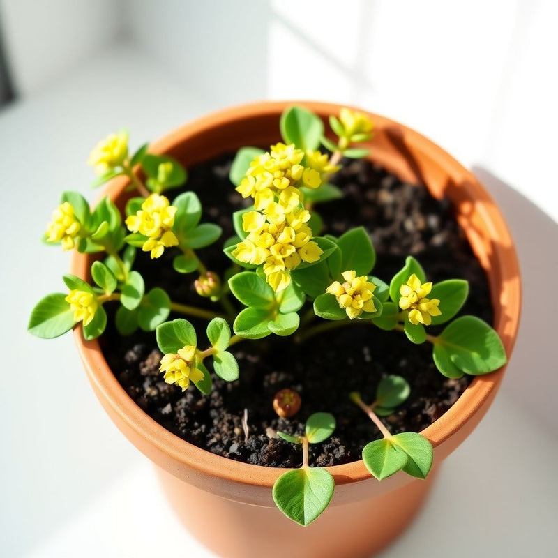 Yellow Sedum Oreganum Flower seeds for Planting - Wildflower Mix, Heirloom & GMO Free Seeds for Home Garden