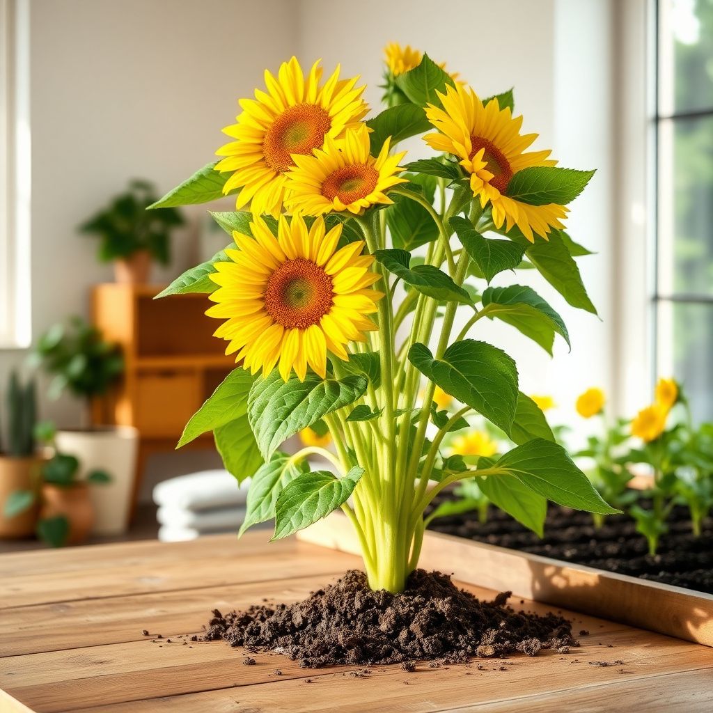 Yellow Sunflower Flower seeds for Planting Premium Quality Heirloom & GMO Free Seeds for Home Garden 
 
 Sale