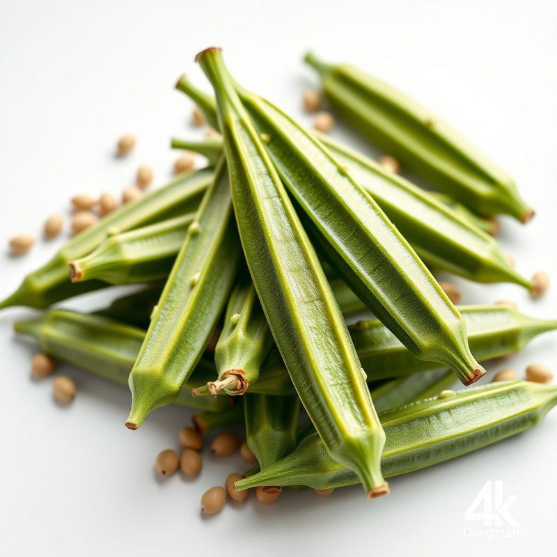 Green Okra Seeds for Planting Vegetable Garden Essentials