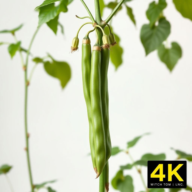 Pole Bean Garden Seeds Ideal for Vertical Planting in Warm Seasons