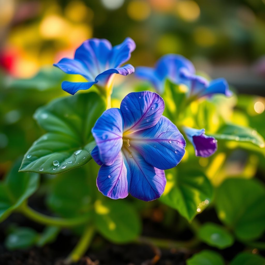 Blue Hanging Nasturtium Seeds for Planting - Garden Annuals