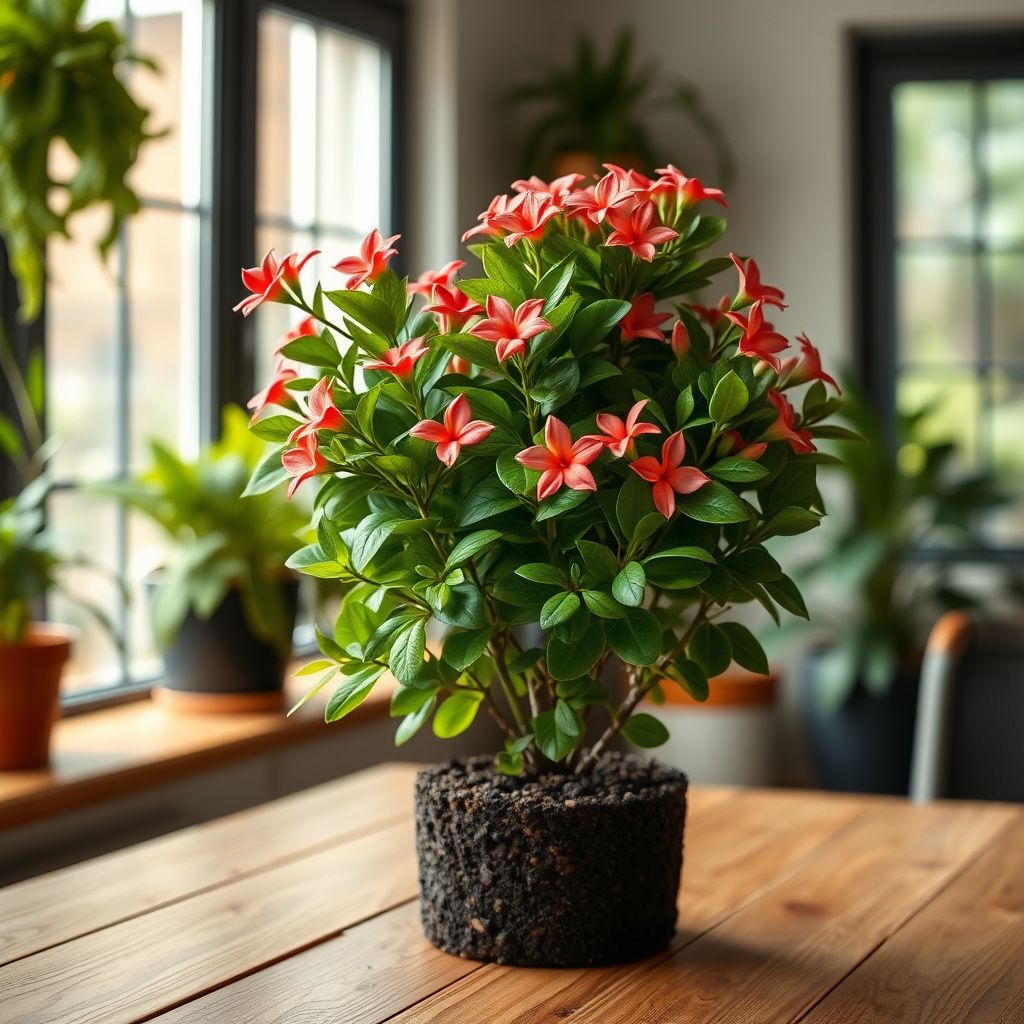 Coral Jasmine Flower Planting Seeds for Vibrant Garden Blooms