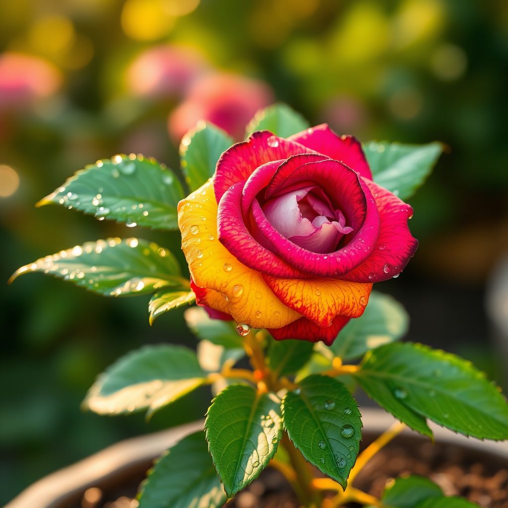 Mixed Rose Rare Bonsai Rainbow Flower Seeds for Planting  Vibrant Colorful Bonsai Seeds for Your Garden