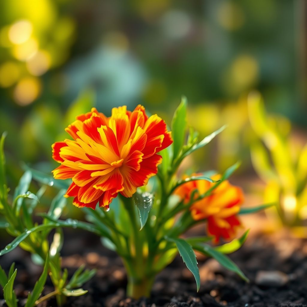 Yellow Red Carnation Flower seeds for Planting Sun Loving Heirloom & GMO Free Seeds for Home Garden