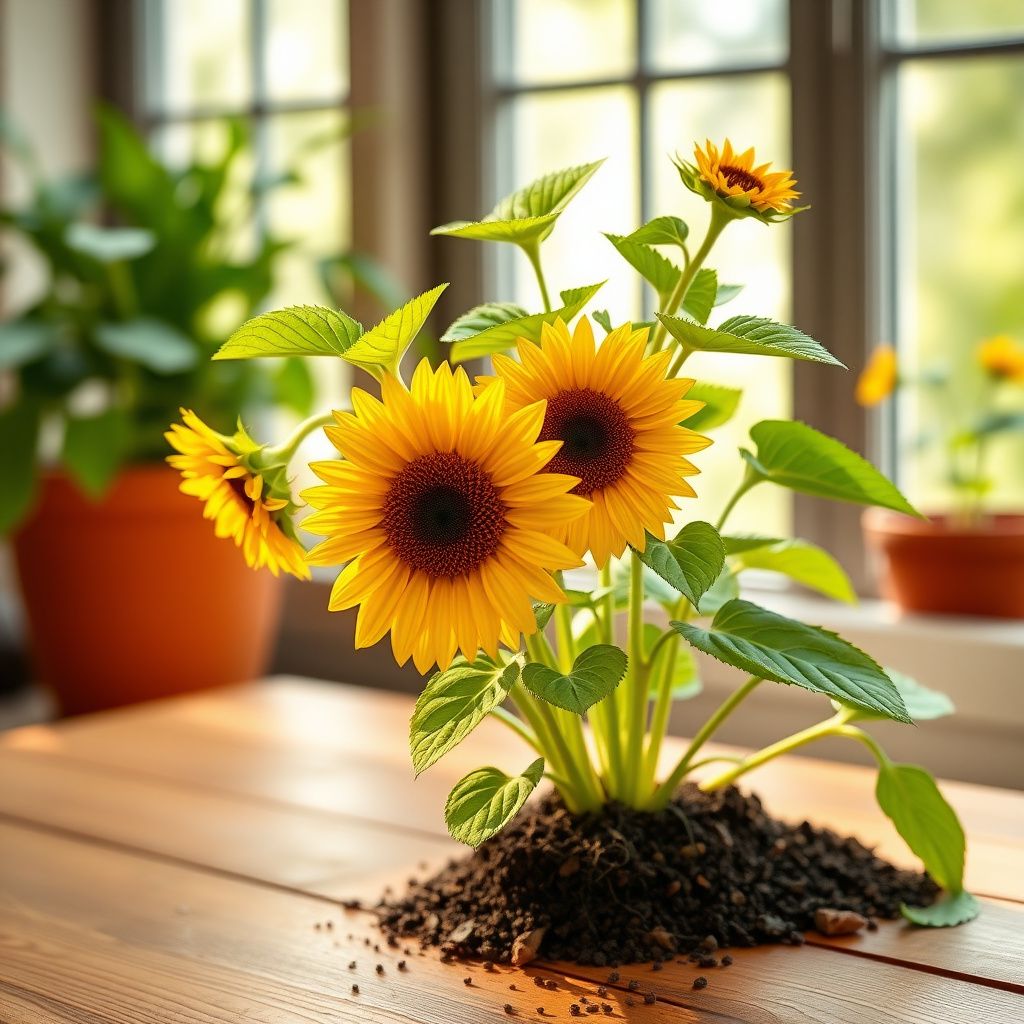 Yellow Mini Sunflower Seeds for Planting  Perfect for Garden Growth