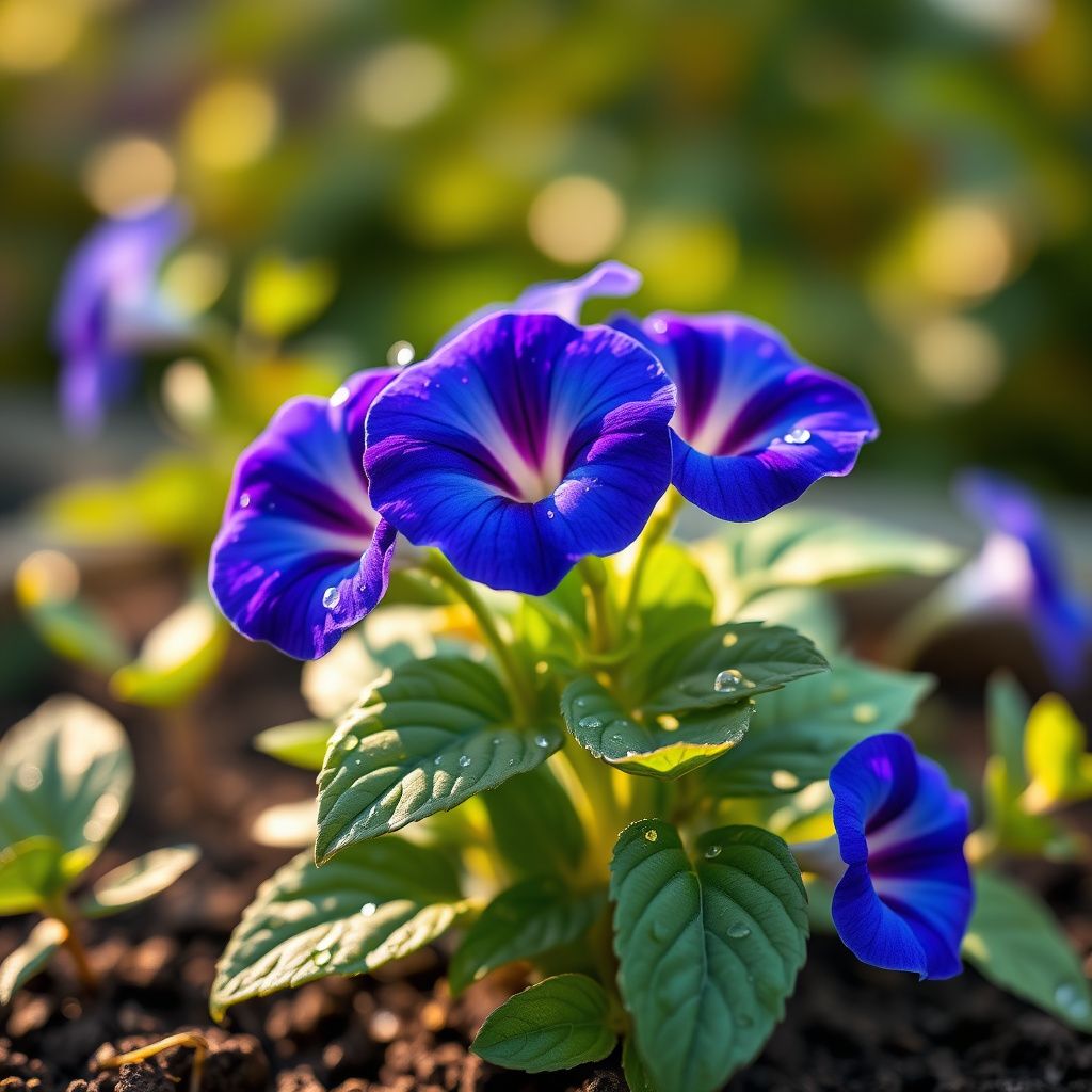 Blue Petunia Flower seeds for Planting - Vibrant Colors, Heirloom & GMO Free Seeds for Home Garden