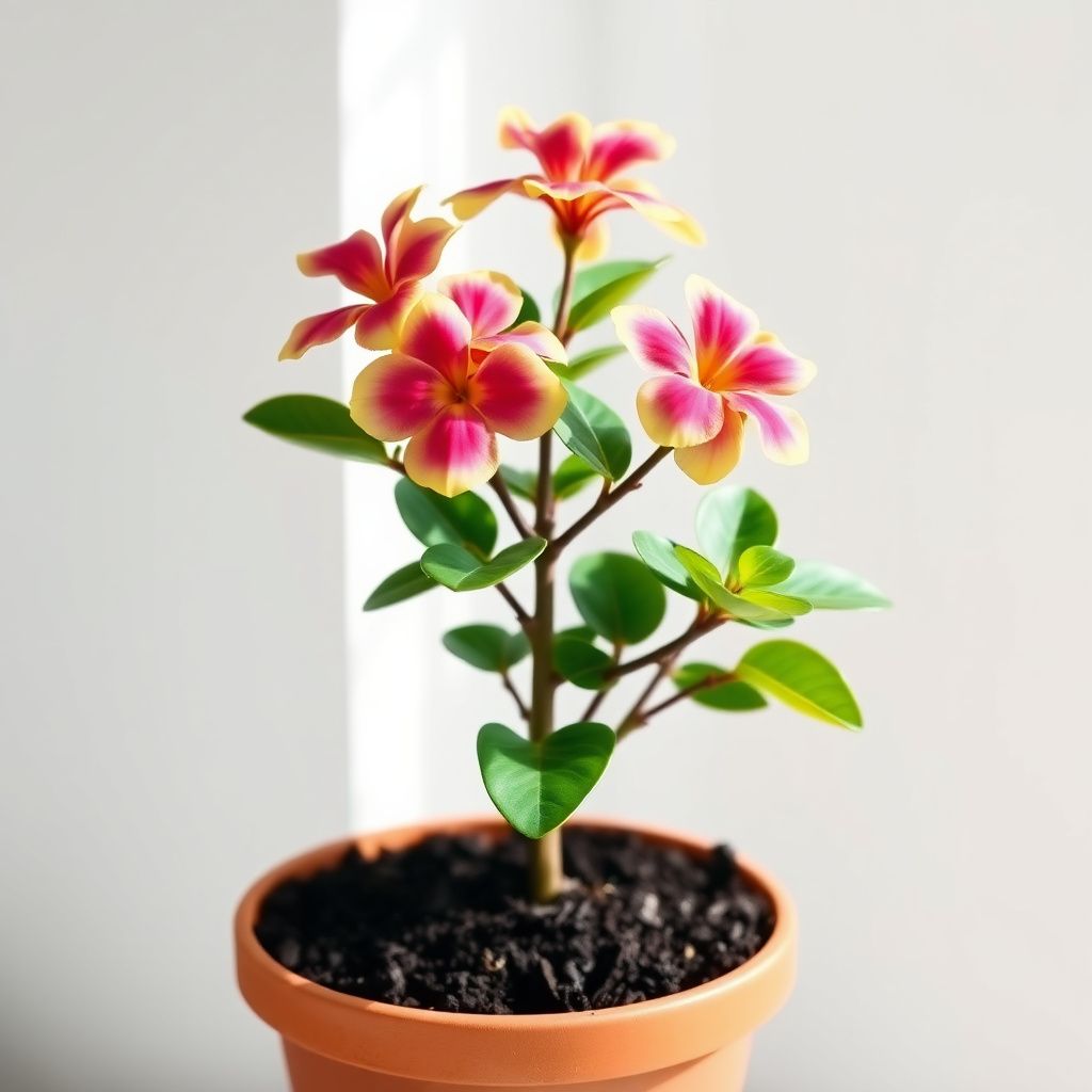 Yellow Pink Adenium Obesum Planting Seeds