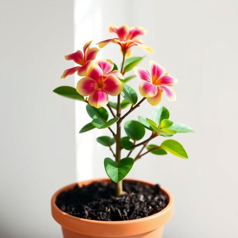 Yellow Pink Adenium Obesum Planting Seeds