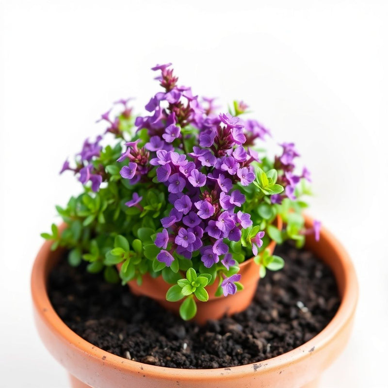 Purple Creeping Thyme Flower Seeds for Garden Ground Cover with Fragrant Blooms