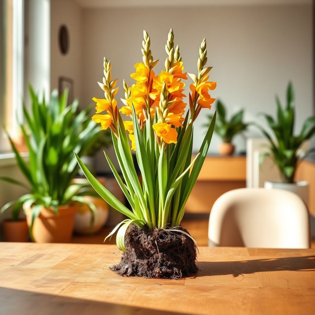 Yellow Orange Gladiolus Planting Seeds