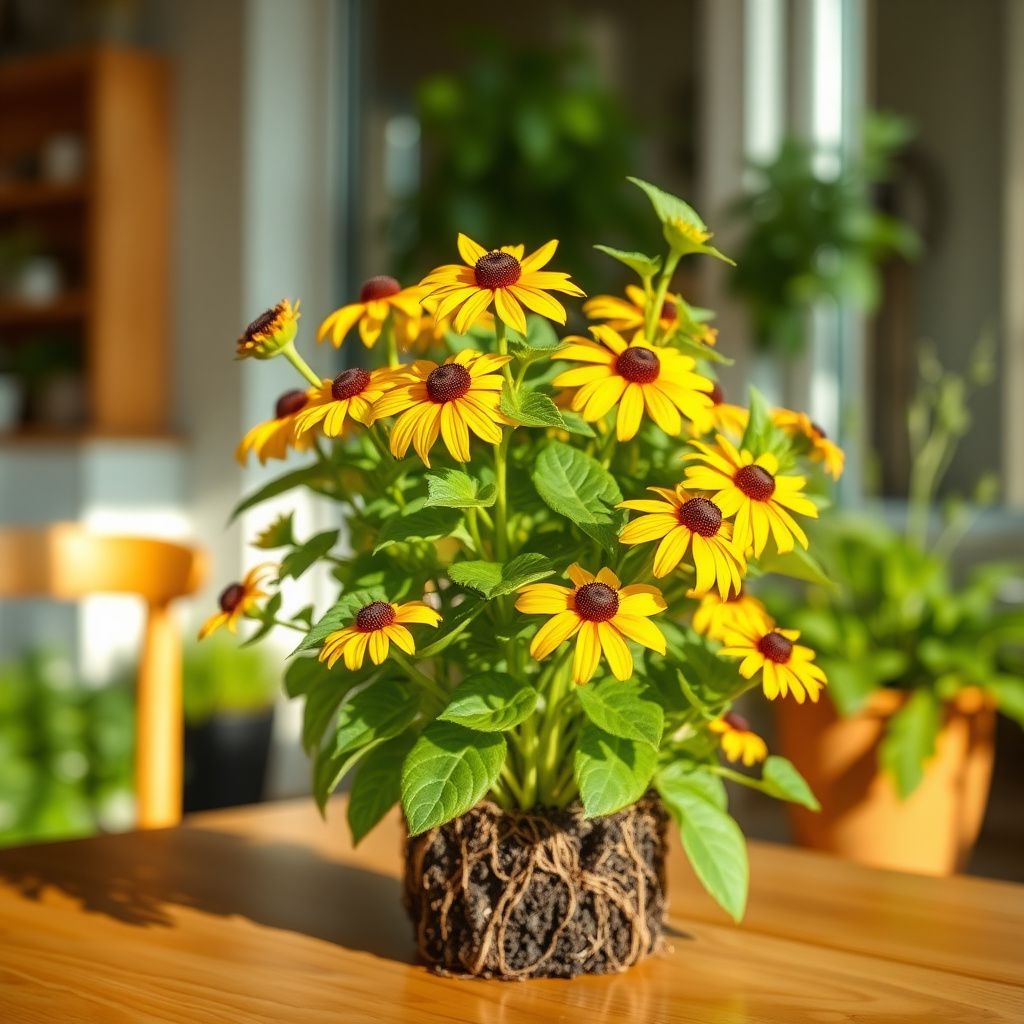 Black Eyed Susan Seeds for Vibrant, Yellow Flowers