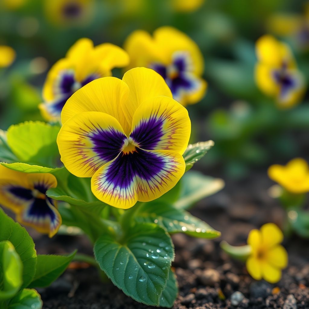 Yellow Swiss Pansy Flower seeds for Planting Garden Favorite Heirloom & GMO Free Seeds for Home Garden
 
 Sale