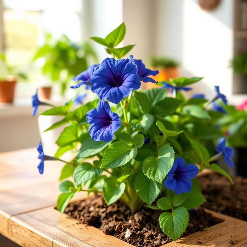 Blue Sapphire Flower seeds for Planting - Cut Flower Favorite, Heirloom & GMO Free Seeds for Home Garden